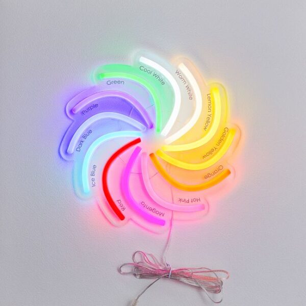 Colours of Neon Sign