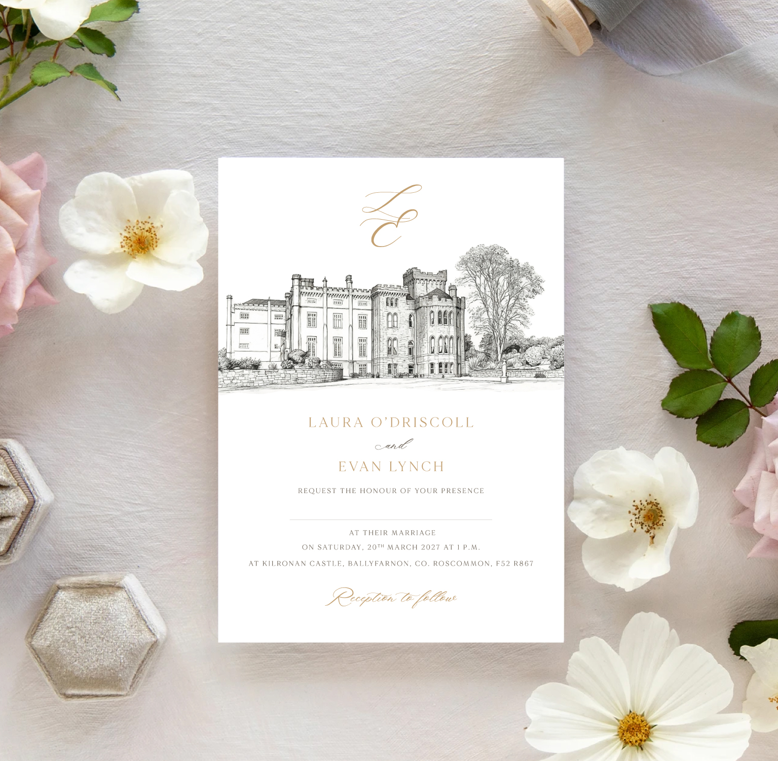 Kilronan-Castle-Wedding-Venue-Illustration