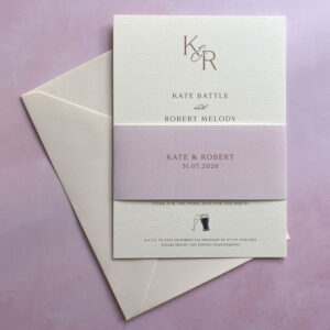 Classic and Minimalist Wedding Invitations