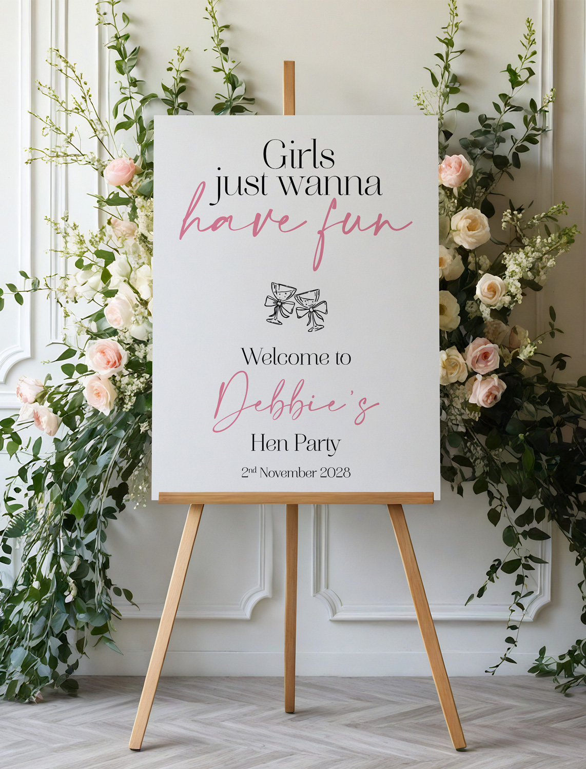 Hen Party Welcome Sign Girls Wanna Have Fun - Image 2