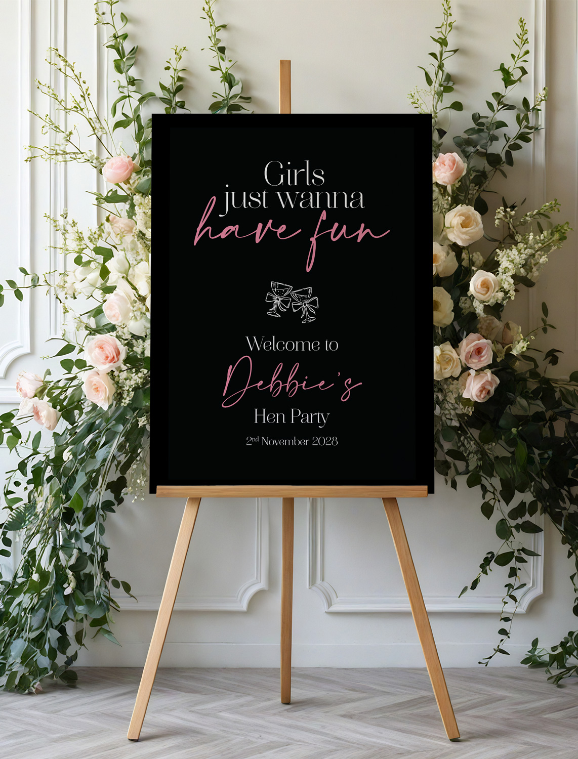 Hen Party Welcome Sign Girls Wanna Have Fun - Image 3